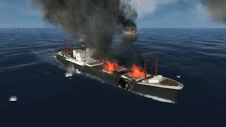 Bismarck Scharnhorst Tirpitz amp Gneisenau Sink A MASSIVE Convoy In The Arctic On Silent Hunter 3 [upl. by Amethyst]