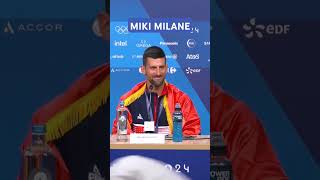 MIKI MILANE novakdjokovic srbija paris2024 [upl. by Barbette]