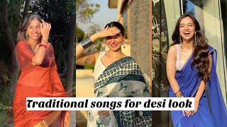 Songs for traditional look storypost Desi aesthetic part 4 Bollywood songs [upl. by Byler]