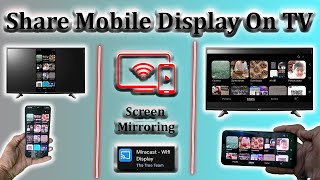 How to connect mobile to TV wireless 4K TV  screen mirroring smart tv  Dawlance GSMART 4K TV [upl. by Assenad307]