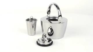 WMF Cromargan® 1810 Stainless Steel Tea Kettle with Strainer [upl. by Acirne]