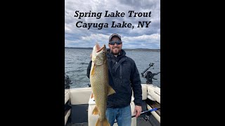 Spring Lake Trout Fishing in Cayuga Lake NY [upl. by O'Conner494]