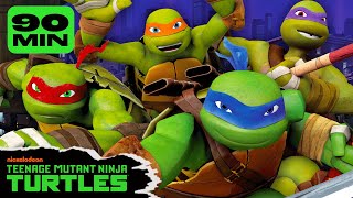 90 MINUTES of TMNTs Best Moments Ever 🐢  Teenage Mutant Ninja Turtles [upl. by O'Doneven]