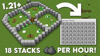 Minecraft Easy CREEPER Farm 121 Tutorial  18 stacks Gunpowder Per Hour [upl. by Madel]