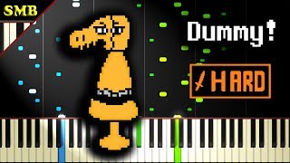 UNDERTALE  DUMMY  Piano Tutorial [upl. by Nate]