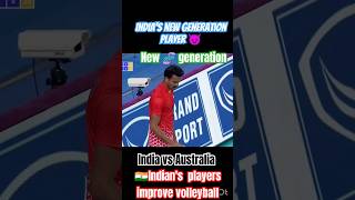 India vs Australia volleyball match verticaljump volleyball sports newgeneration [upl. by Anitteb413]