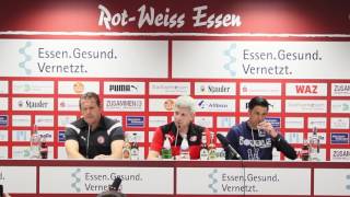 Pressekonferenz NiederrheinpokalFinale RWE  MSV Duisburg [upl. by Leggett815]