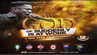 THE GOD OF SUDDENLY IS AT WORK  I AM THE TESTIMONY  NSPPD  12TH SEPTEMBER 2024 [upl. by Ahsinut]