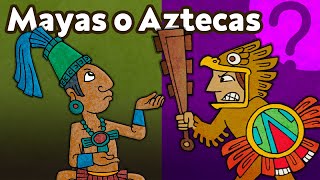 ¿Qué diferencia a los aztecas de los mayas [upl. by Ahsatsan427]