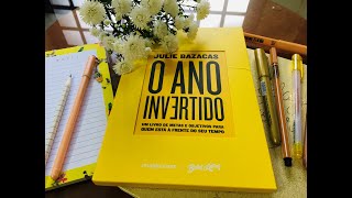 FERRAMENTA DE PLANEJAMENTO Livro Planner O Ano InvertidoImaginarium e Julie Buzacas [upl. by Tichon]