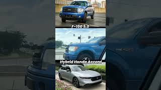 Hybrid Honda Accord vs F150 50 🔥honda hybrid accord ford f150 race mexico [upl. by Esenej687]