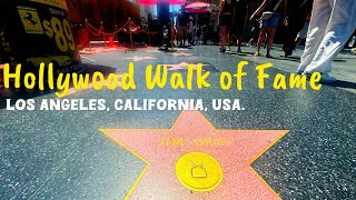 Hollywood Walk of Fame A tour of iconic stars attraction in Los Angeles attraction in California [upl. by Eegnat]