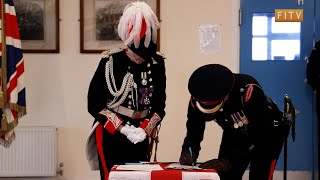 New Officer Commanding The Falkland Islands Defence Force sworn in [upl. by Ydnal]