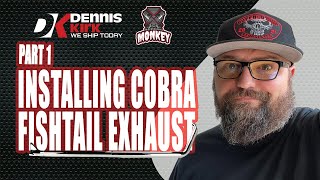 Installing Cobra Fishtail Exhaust with ProfessionalMonkey  Part One [upl. by Ainadi]