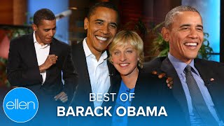 Best of Barack Obama on The Ellen Show [upl. by Esdnyl]