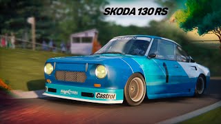 Skoda 130 RS Hillclimb  Prescott Speed Hill Climb [upl. by Elka263]