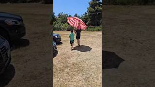 Parasol xl en cas de canicule extrême humour vlog maman [upl. by Solita]