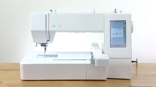 Janome MC500E Embroidery Machine Video [upl. by Aralk53]