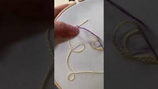 How to  Couching Stitch [upl. by Attener]