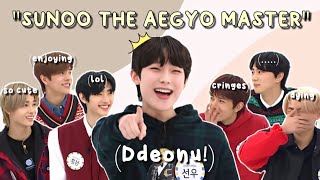 just ENHYPEN Sunoo doing aegyo nonstop  the hilarious reaction of the members [upl. by Akinat]