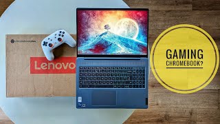 Unboxing the Lenovo IdeaPad 5i GAMING Chromebook Plus 20232024 [upl. by Tortosa979]