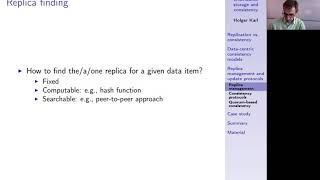 Verteilte Systeme Kapitel 11c Replica management aspects [upl. by Ybrek]