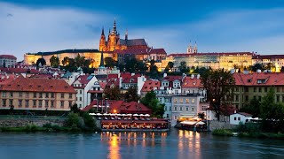 Prague Night Tour and River Vltava Dinner Cruise [upl. by Cavill]