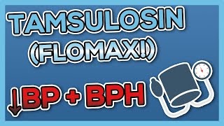 Tamsulosin Flomax Nursing Drug Card Simplified  Pharmacology [upl. by Angelo]