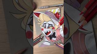 LUCIFER Morningstar from HAZBIN HOTEL asmr art lucifermorningstar lucifer hazbinhotel [upl. by Dena155]