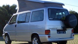 VW T4 MULTIVAN SYNCRO WITH POP UP WESTFALIA ROOF REVIEW [upl. by Notwen]