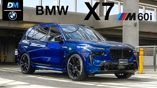 2024 BMW X7 M60i  A Crazy Good Luxury SUV In Marina Bay Blue Metallic [upl. by Eerdua]