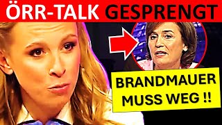 💥MAISCHBERGER IN SCHOCKSTARRE💥 NINA BROCKHAUS SPRENGT ÖRRSENDUNG MIT KRITIK AN AFDBRANDMAUER [upl. by Metcalf19]