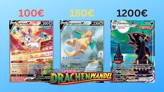 Die 10 TEUERSTEN Drachenwandel Karten auf DEUTSCH 😱💸 [upl. by Phillada216]