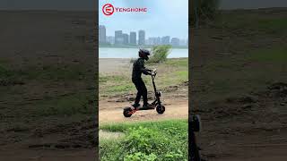 🛴💨Off Road Electric Scooter ⚡5600 Watt Dual Motors for Adults Riding offroadscooter escooters [upl. by Roehm]