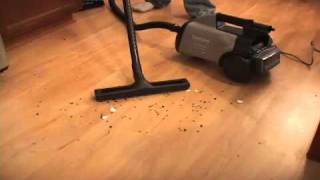 Demonstration of the Sanitaire 3686 Canister Vacuum [upl. by Ahilam]