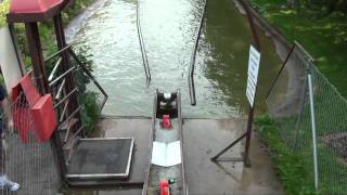 Insane Nautic Jet Boat Jumping Ride POV Skyline Park Germany [upl. by Flin961]