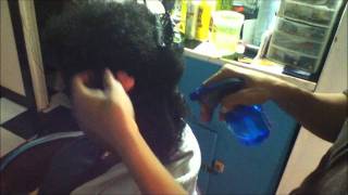 Shingling Natural Hair with EcoStyler Olive Oil Styling Gel  Naturalocity [upl. by Cheung]