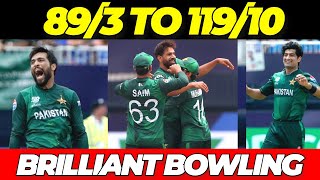 LIVE from NY 893 to 119 ALL OUT  Brilliant Bowling Haris Amir Naseem amp Shaheen  Ind vs PAK [upl. by Jarrett]