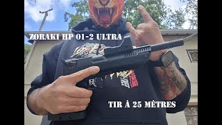 Zoraki HP 012 Ultra en 55 tir à 25 mètres 🤟🏻😎airgun zoraki tirsportif standdetir [upl. by Matias531]