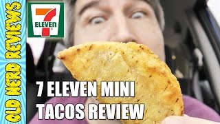 7Eleven Beef Mini Tacos FOOD REVIEW 🌮 [upl. by Sterne375]