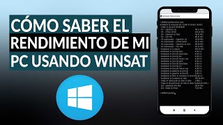 ¿Cómo saber el rendimiento de mi PC usando el comando WINSAT [upl. by Ociral892]