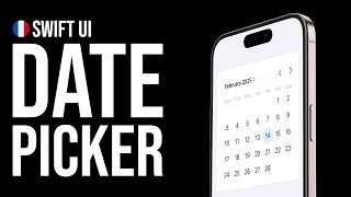 SÉLECTEUR DE DATE Tuto SwiftUI FR DatePicker [upl. by Pember]