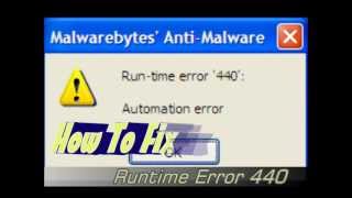 Runtime Error 440 Fix [upl. by Xuerd]