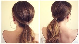 Simple Elegant Ponytail Tutorial [upl. by Groome869]