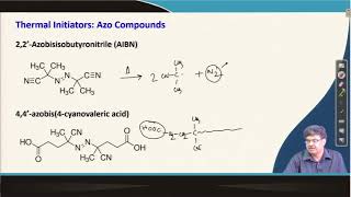 Kinetics of Radical Chain Polymerization Contd Various Types of Initiators [upl. by Eitisahc]