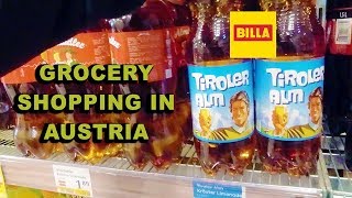 BILLA Vienna Airport  Grocery shopping in Austria NEW [upl. by Afaw]