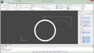 Interactively trim curves and shapes PowerTrim tool in CorelCAD [upl. by Llewkcor]