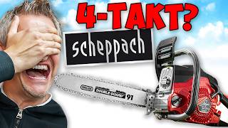 CHINA SCHROTT SCHEPPACH 4TAKT KETTENSÄGE TEST  WERKZEUG NEWS 288 [upl. by Adnamar129]