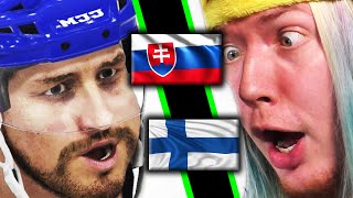 ZOH v hokeji 2022  Slovensko  FĂ­nsko NHL 22 [upl. by Winola]