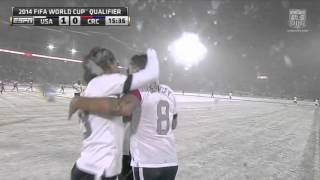 MNT vs Costa Rica Clint Dempsey Goal  March 22 2013 [upl. by Enecnarf]